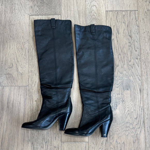 Michael Kors Black Over the Knee Boots Size 6.5 - Picture 2 of 10